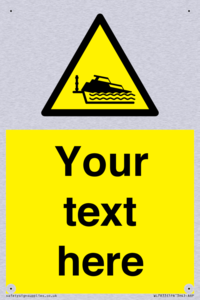 Custom warning grounding cruiser on lock cill